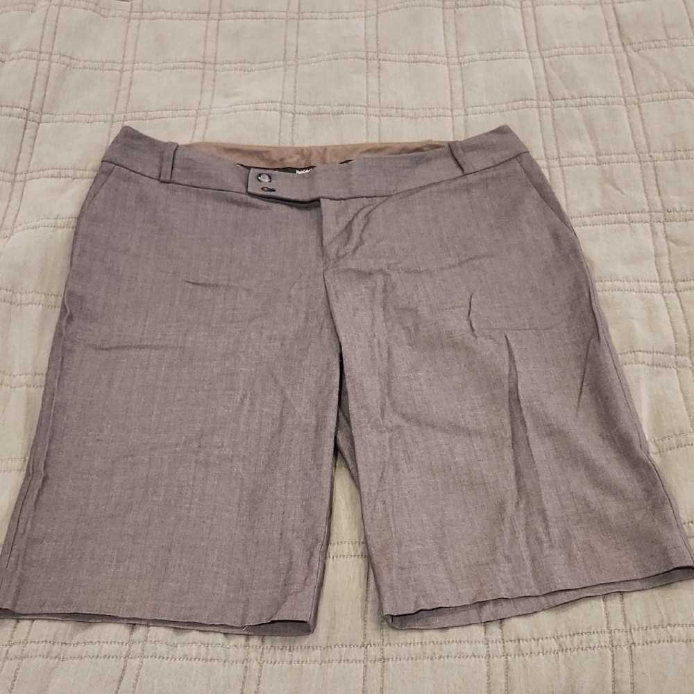 Mossimo Supply Co. Gray Bermuda Shorts